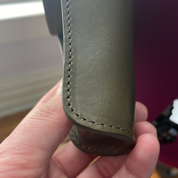 Brooks olive green leather bike seat handbag. - Picture 12 of 12